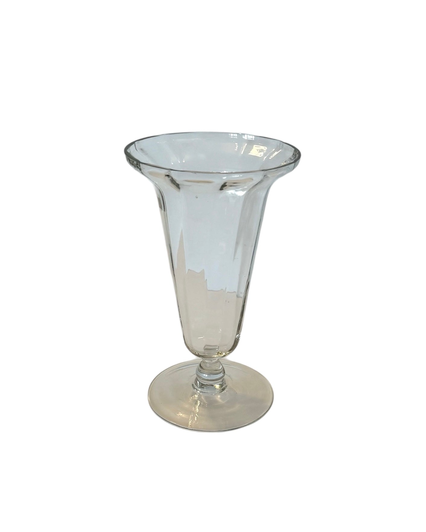 Glass Footed Vase