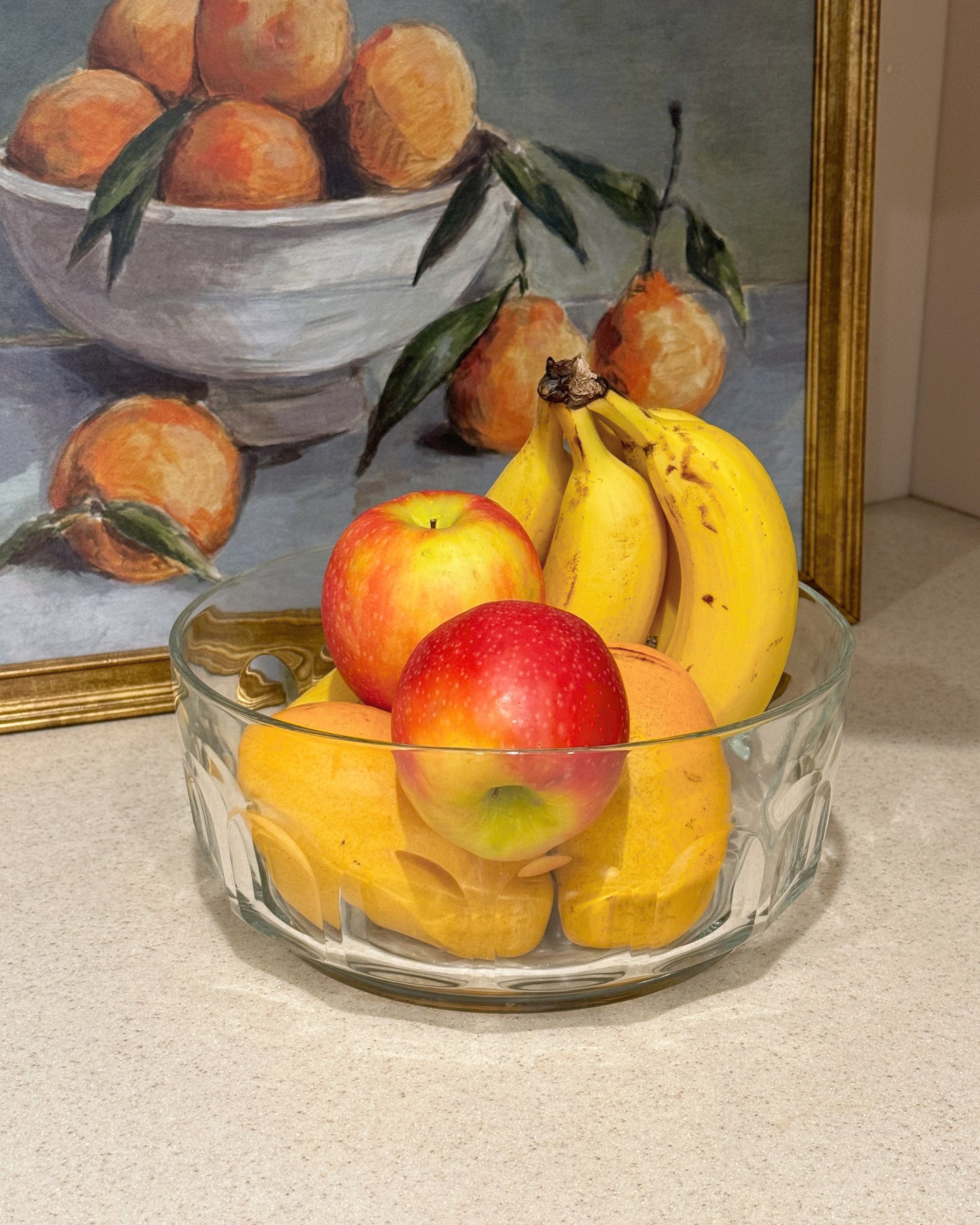 Vintage Thumbprint Serving Bowl