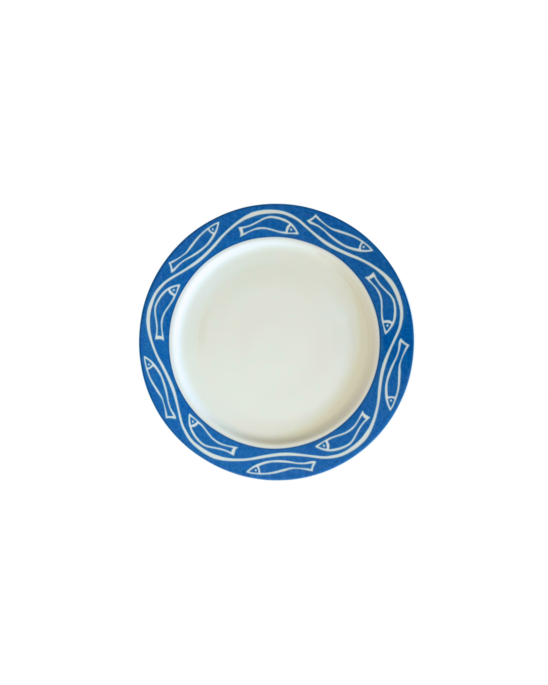 1990s Fish Platter, 12.5in (Blue)