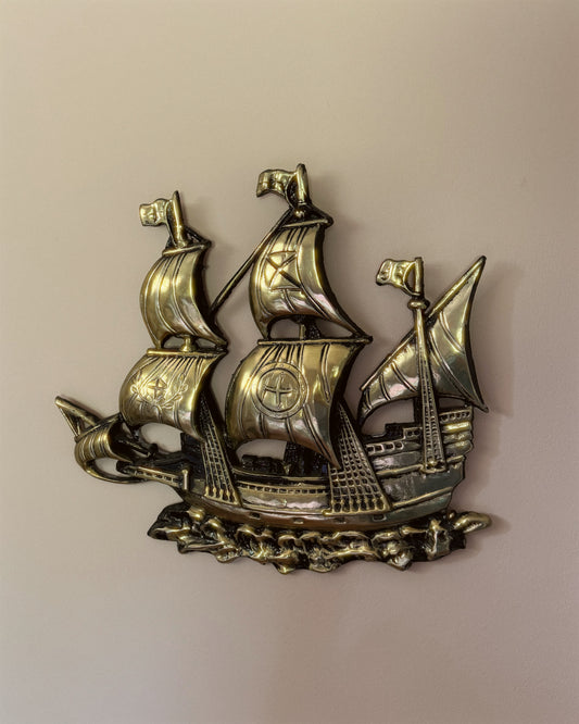 Vintage Ship Wall Hanging