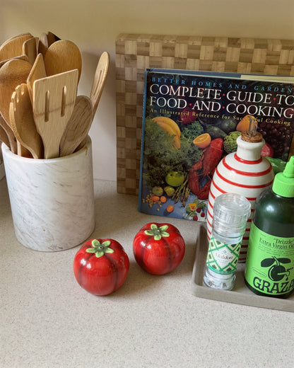 Vintage Tomato Salt & Pepper Shakers