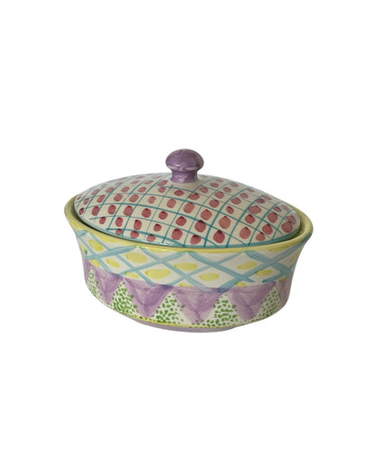Colorful Covered Bowl