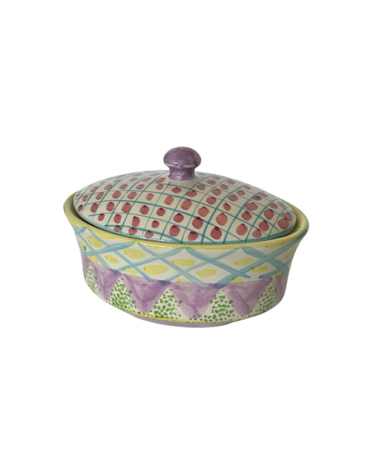 Colorful Covered Bowl
