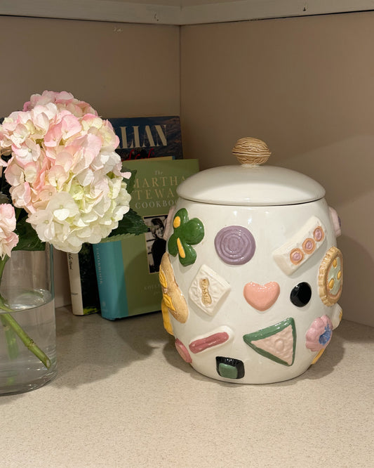 Vintage 1960s ‘Cookies All Over’ Jar