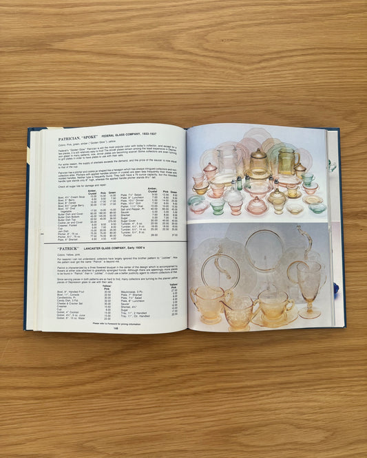Vintage Depression Glass Book