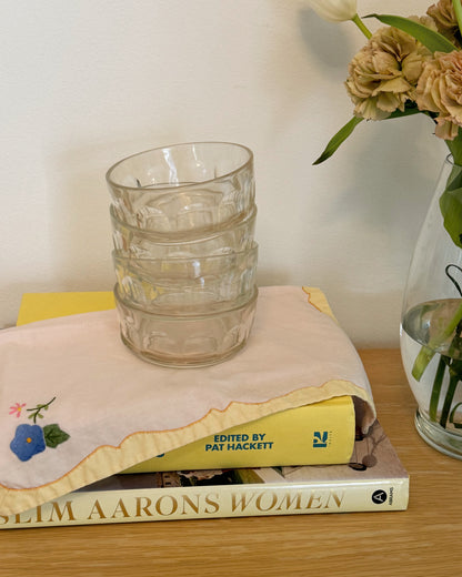 Vintage Small Thumbprint Bowls, Set of 4